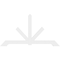 Ekena Millwork Vanguard Architectural Grade PVC Gable Bracket, 108"W x 58 1/2"H x 2"D x 6"F, 13/12 Pitch GBP108X59X0206VAN00 - alternate 5
